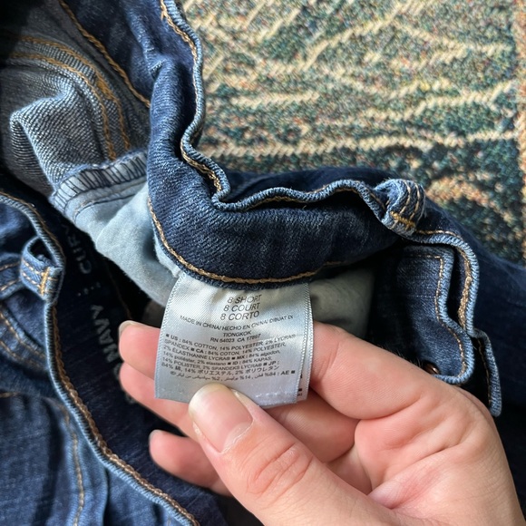 Old Navy Curvy Profile Jeans Women’s 8 Short Dark Wash Mid Rise Skinny Fit Denim - Picture 16 of 16